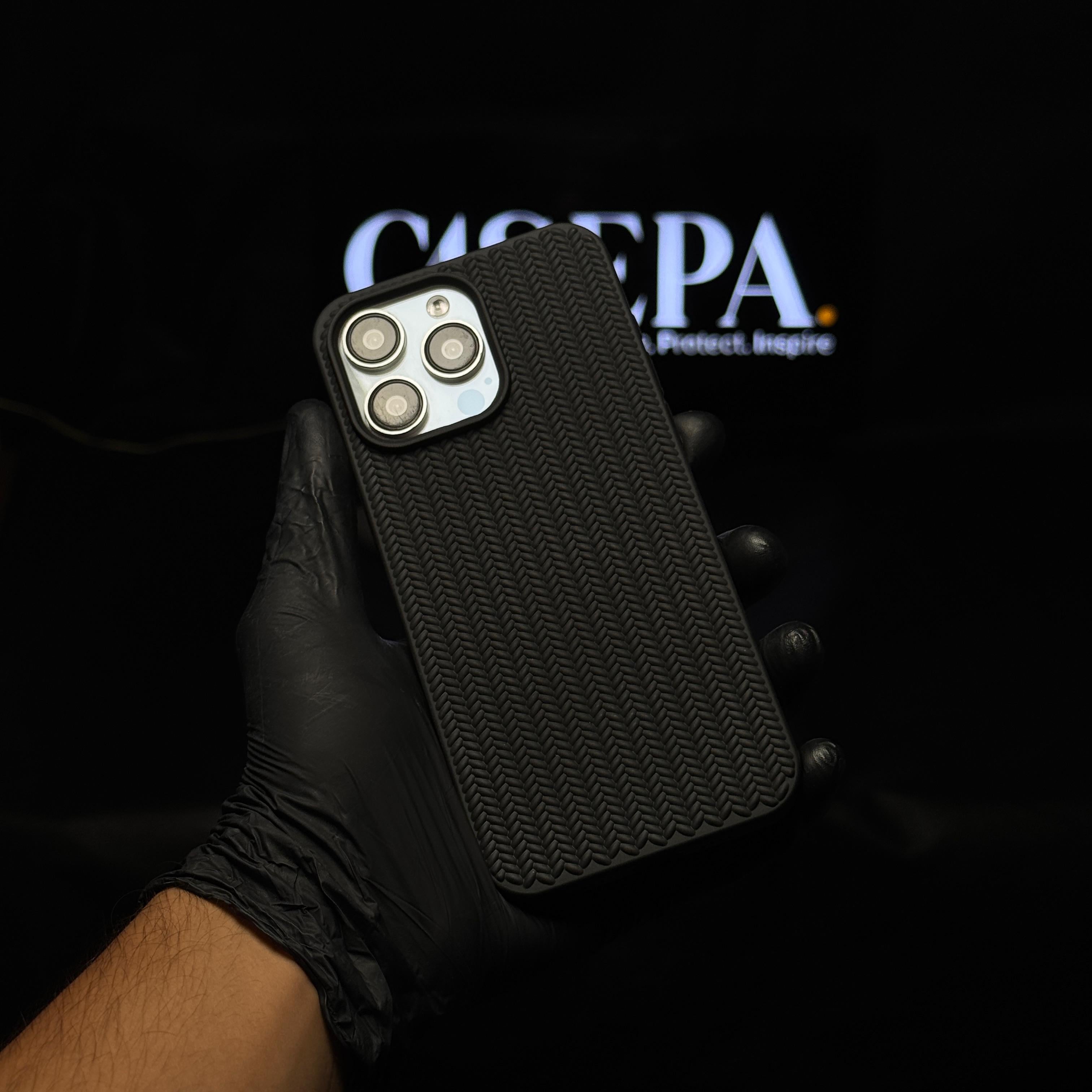 Knitted Pattern Textured Premium Case