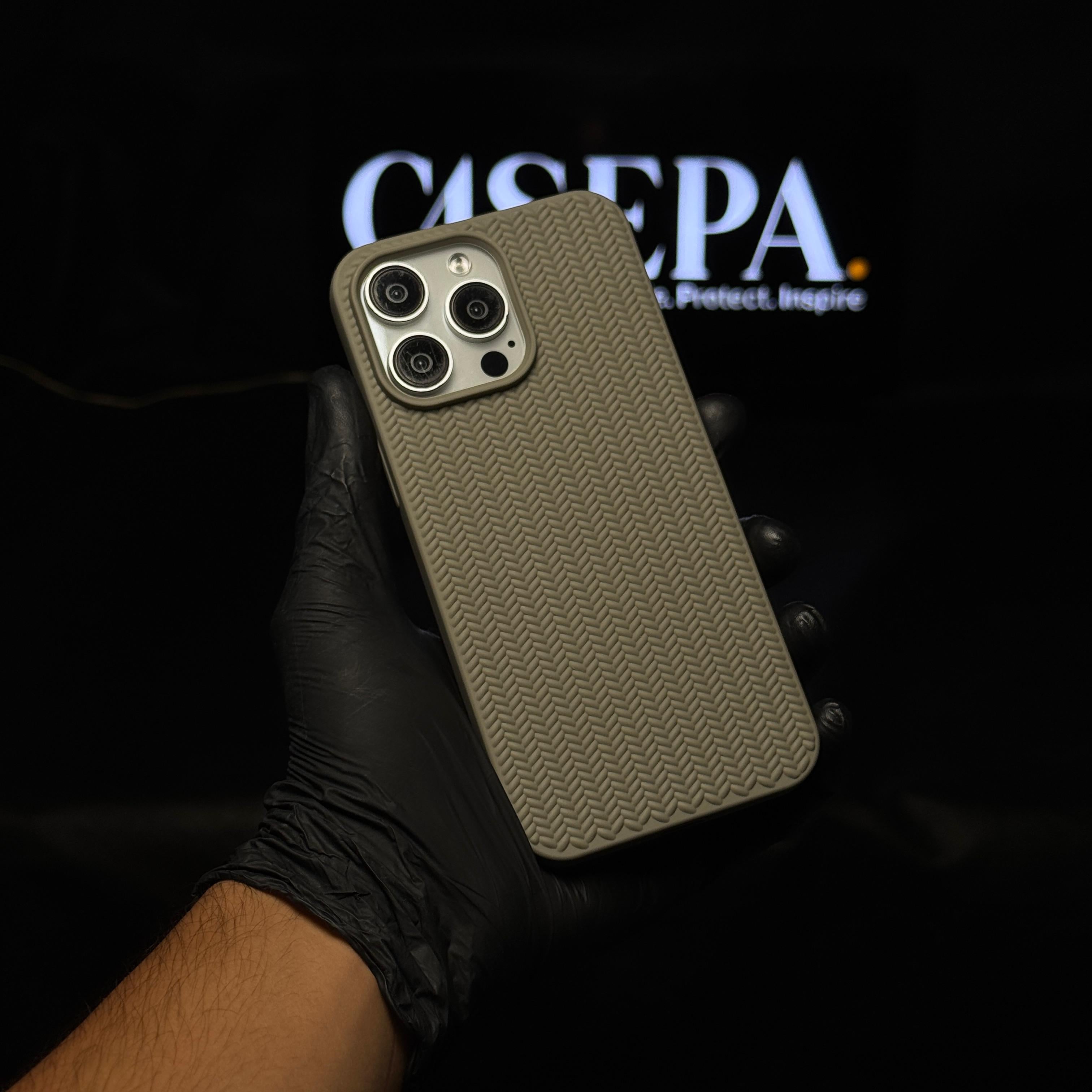 Knitted Pattern Textured Premium Case