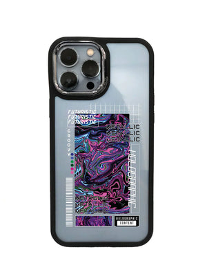 Futuristic Black Border Case - RedPear