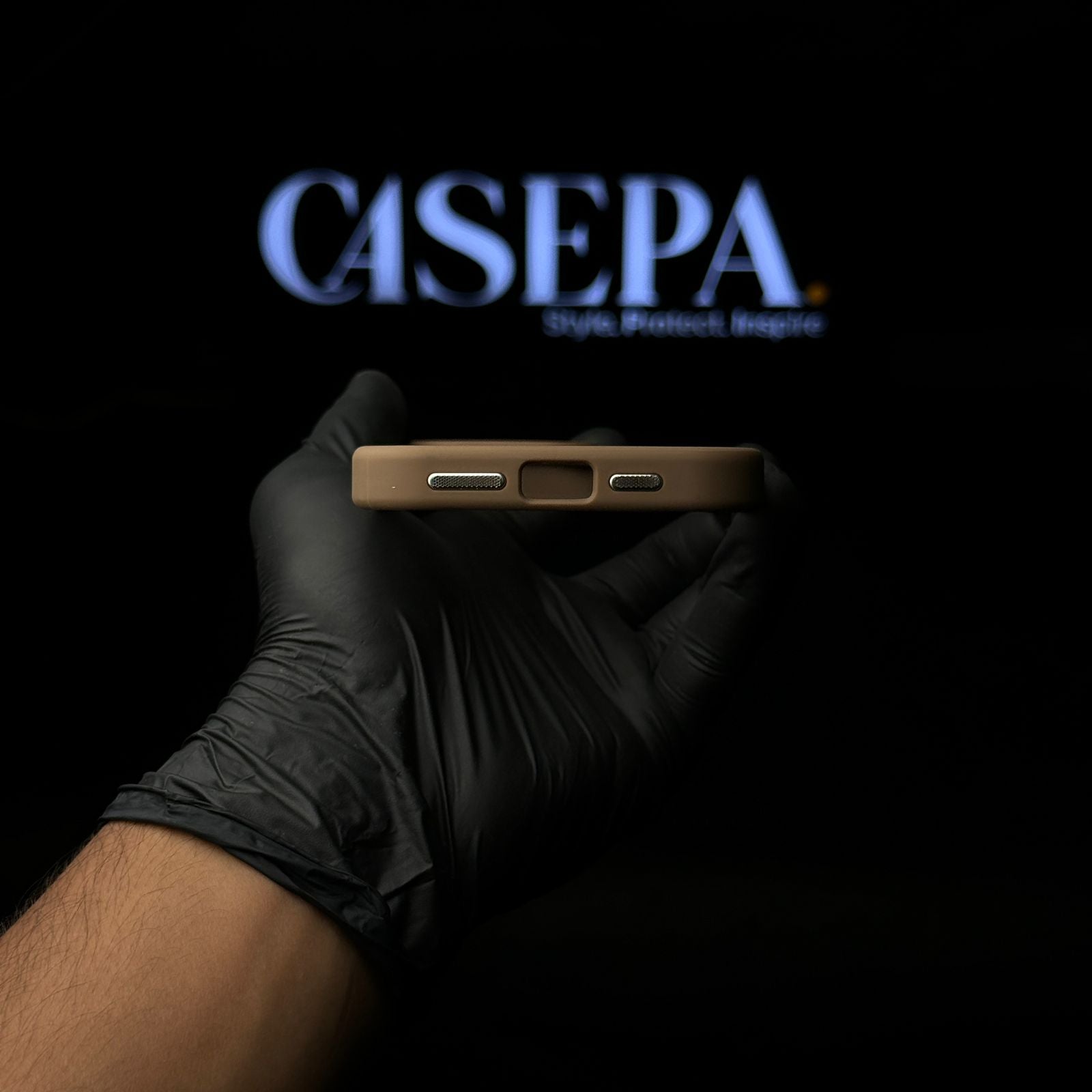 Spigen Desert Titanium Border Magsafe Acrylic Case