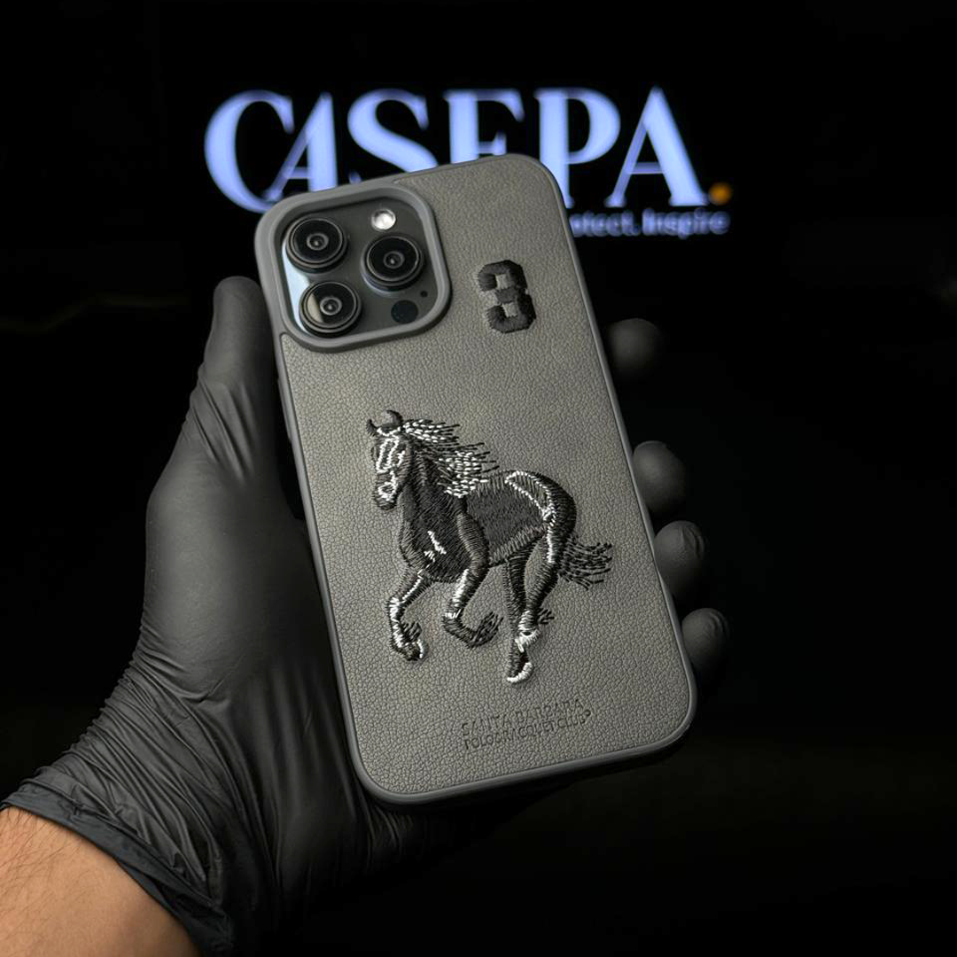 Premium 3D Embroidered Santa Barbara Polo Case