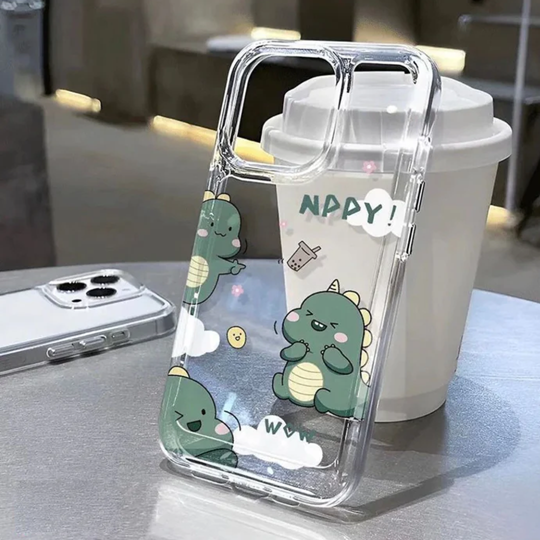 Little Dino Clear Acrylic Case