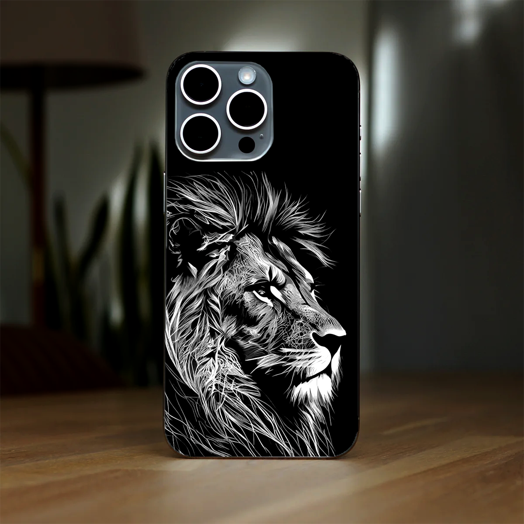 Lion King Black & White 3D Skin