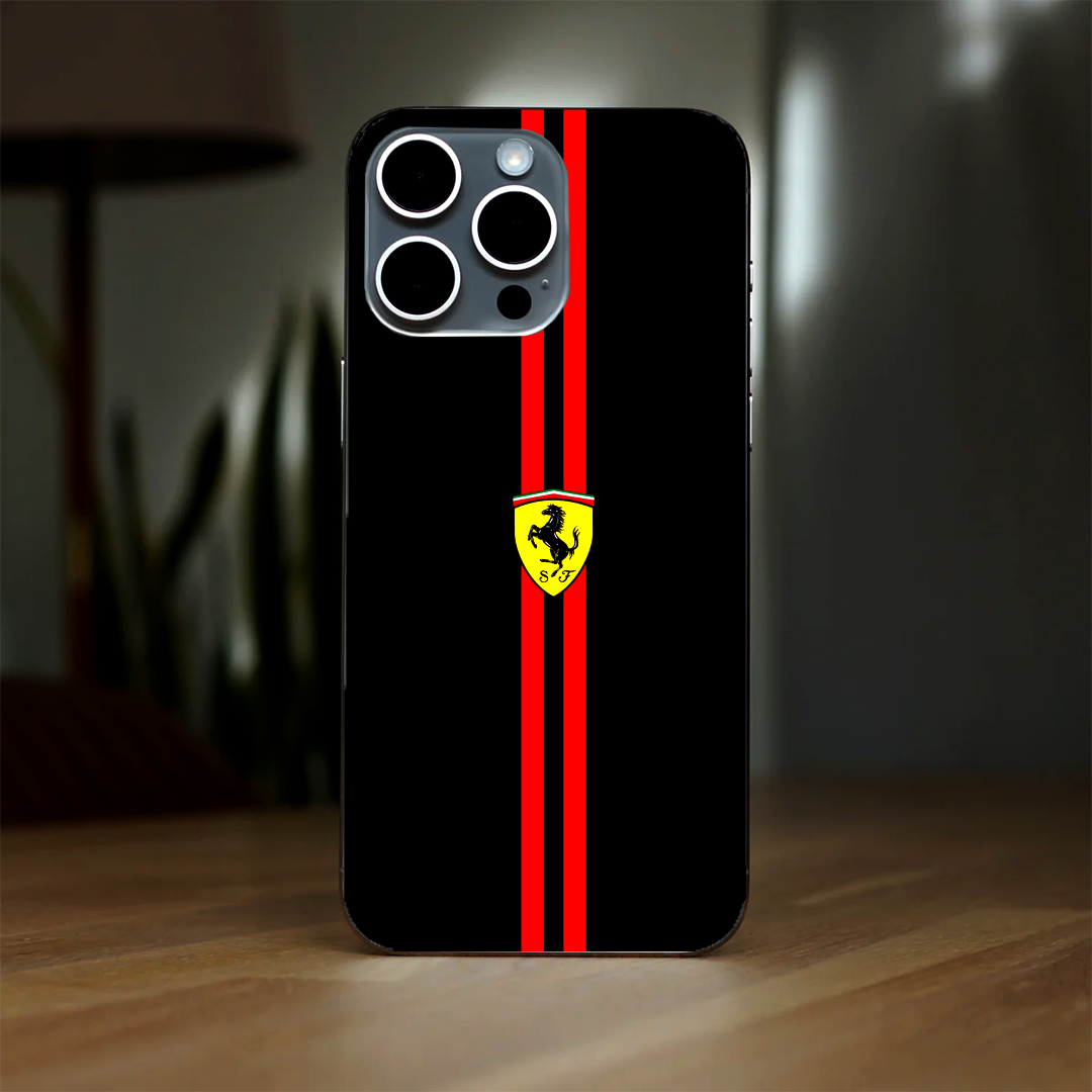 Ferrari Red Stripes 3D Skin