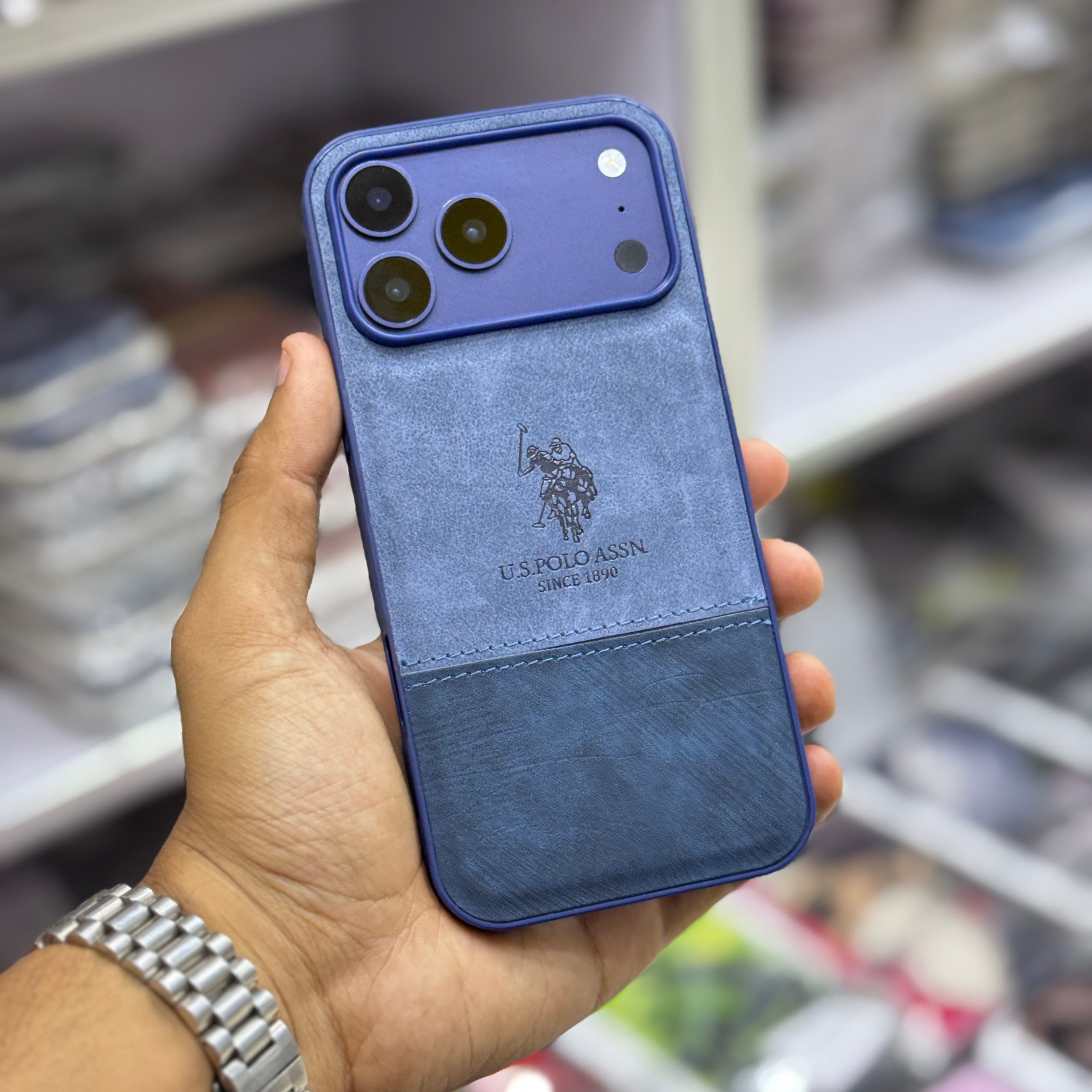 Suede Leather Polo Premium case