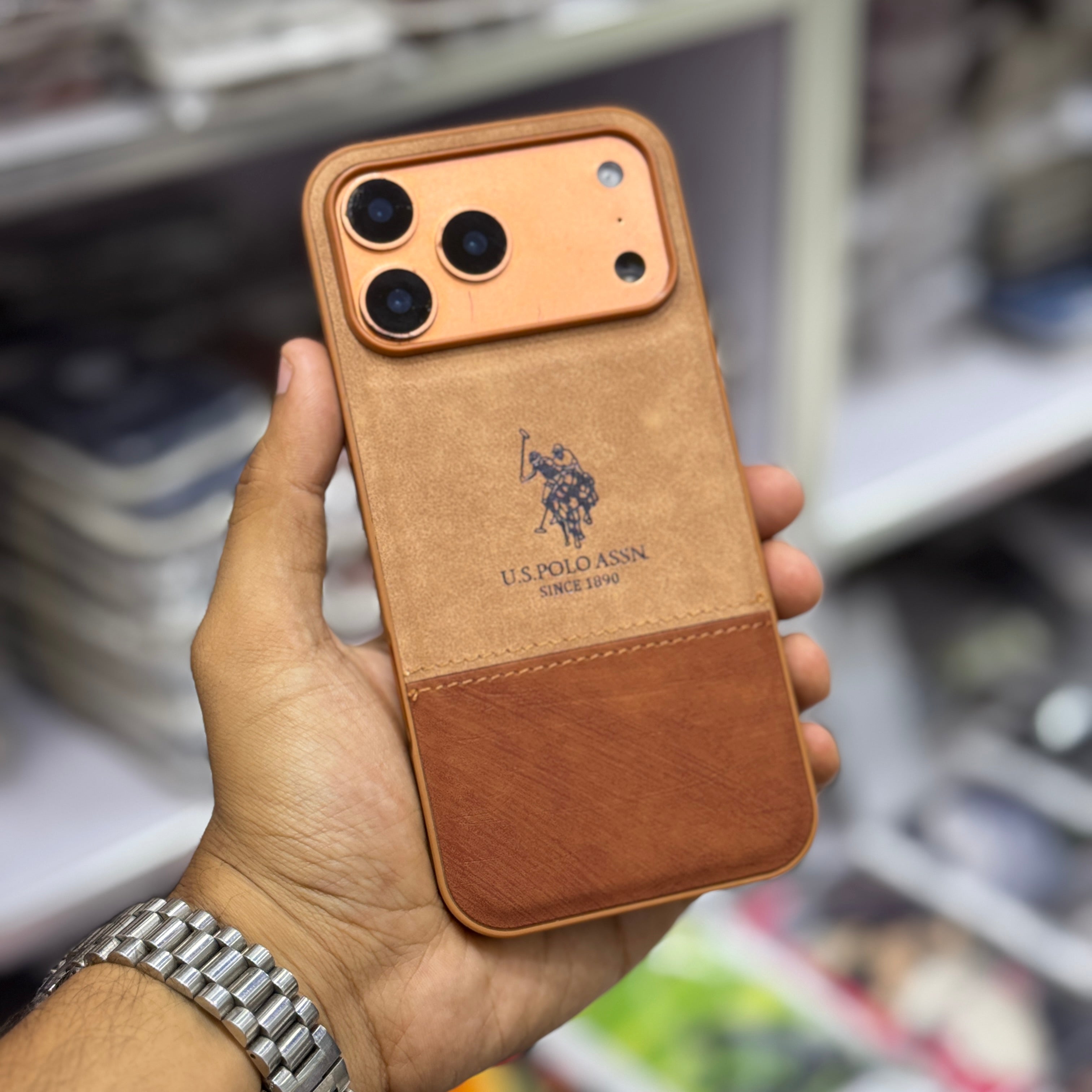 Suede Leather Polo Premium case