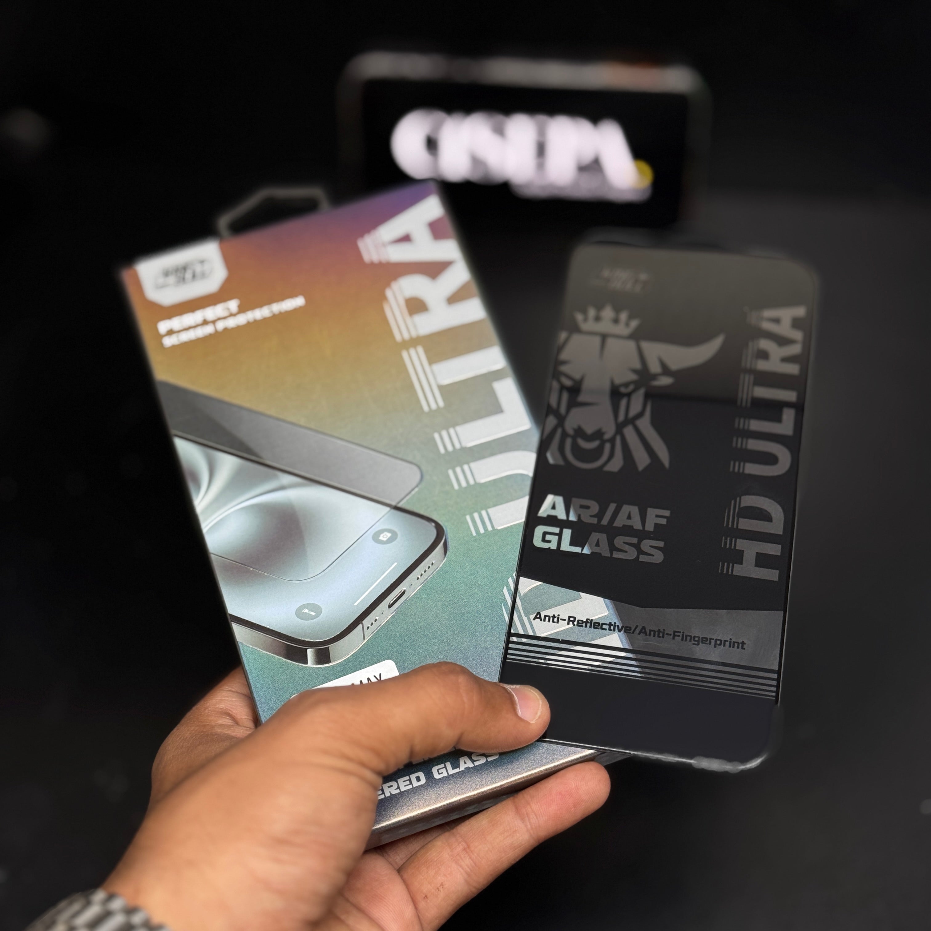 King Bull AR/AF Tempered Glass Screen Protector Premium Quality