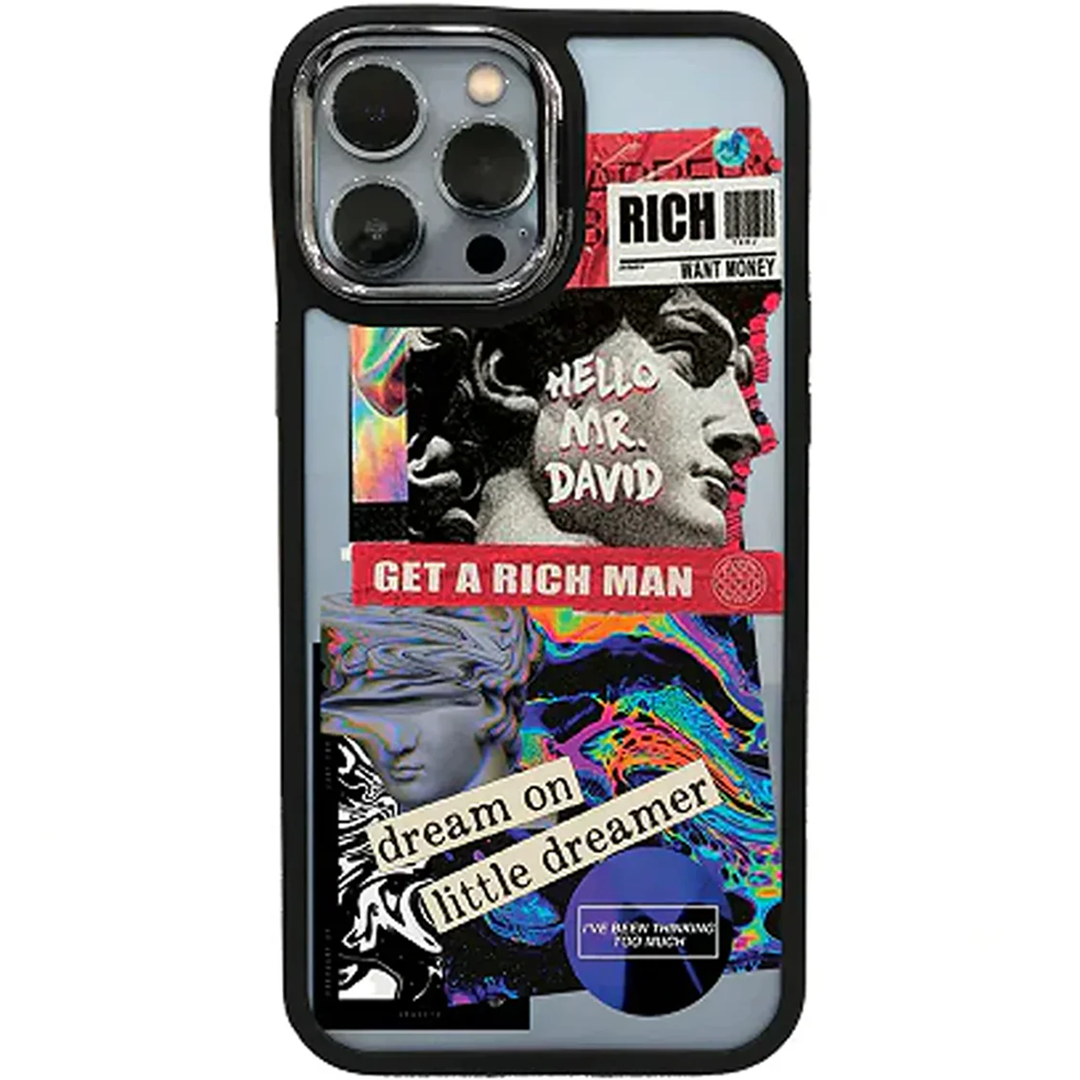 Rich Man Black Border Case