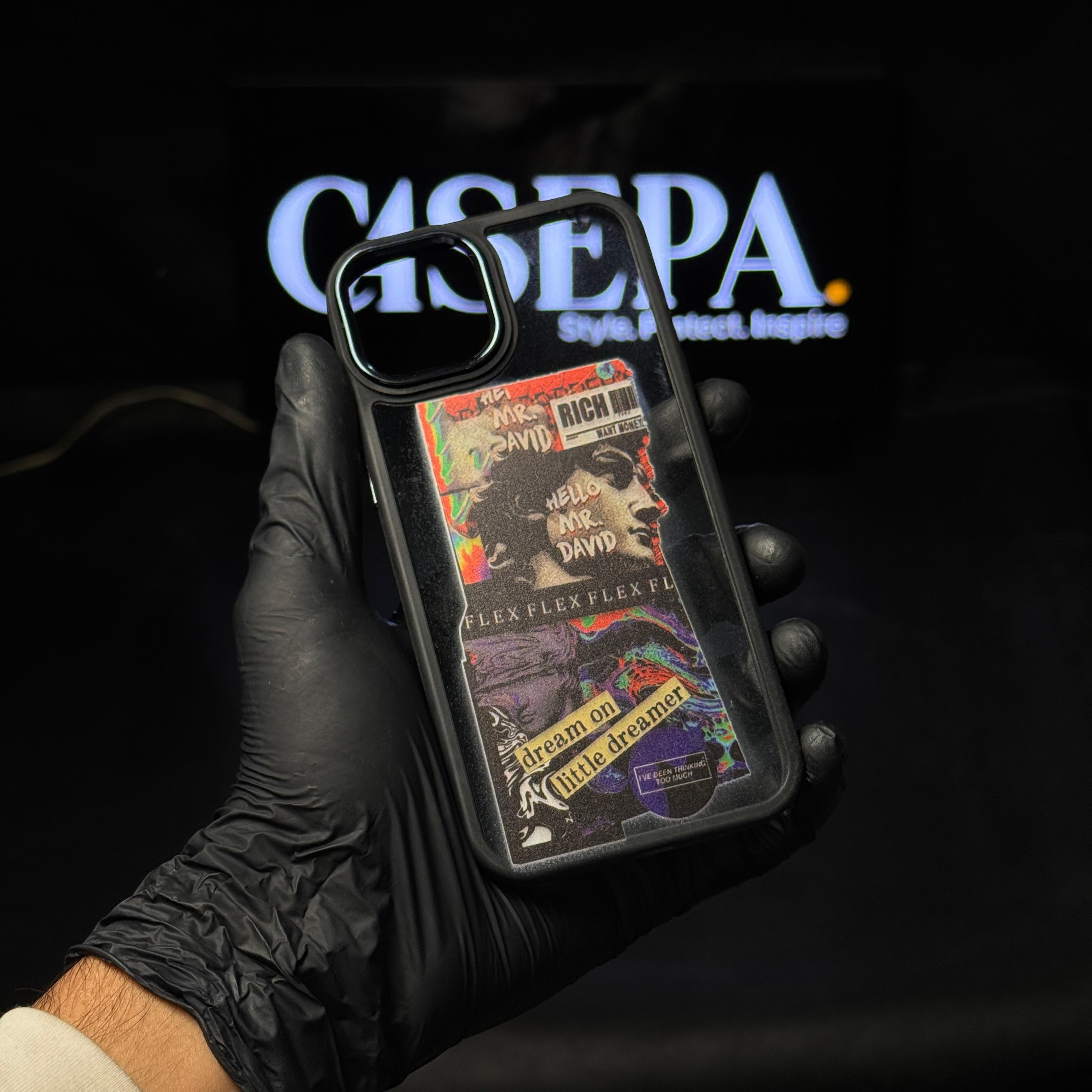 Rich Man Black Border Case