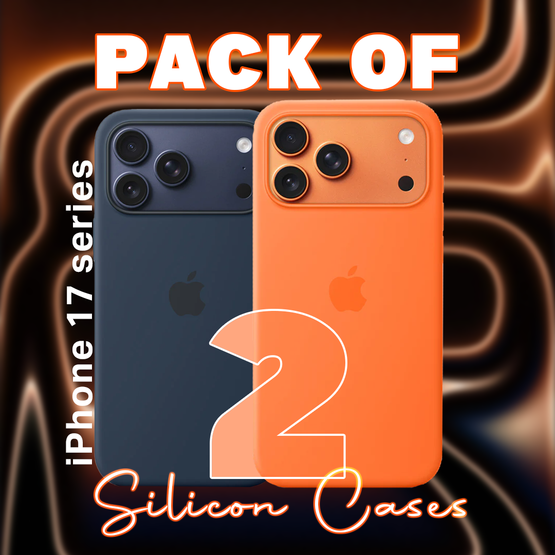 Pack of Two Silicon Cases (iPhone 17 Series)
