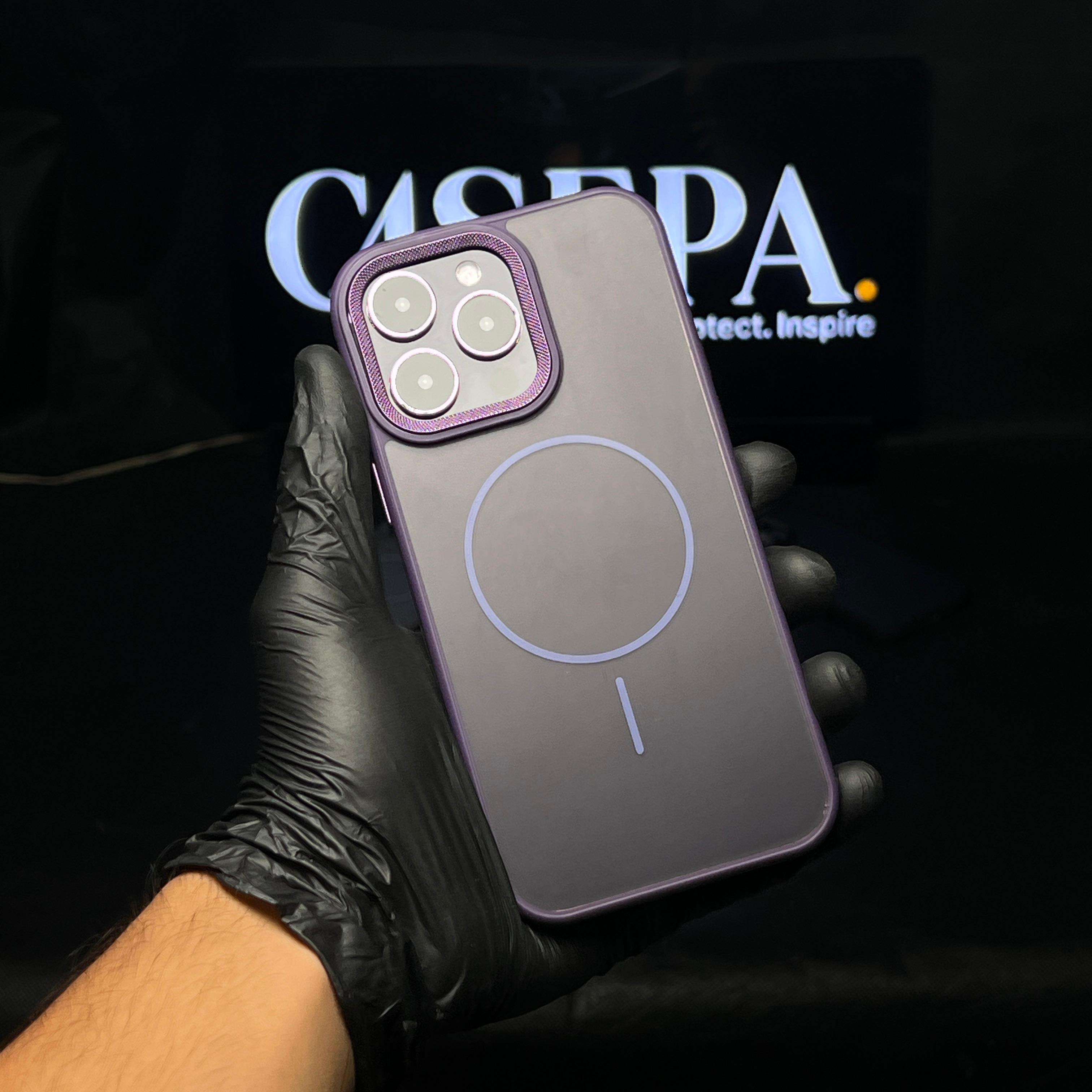 Deep Purple Matt Magsafe Anti-shock case